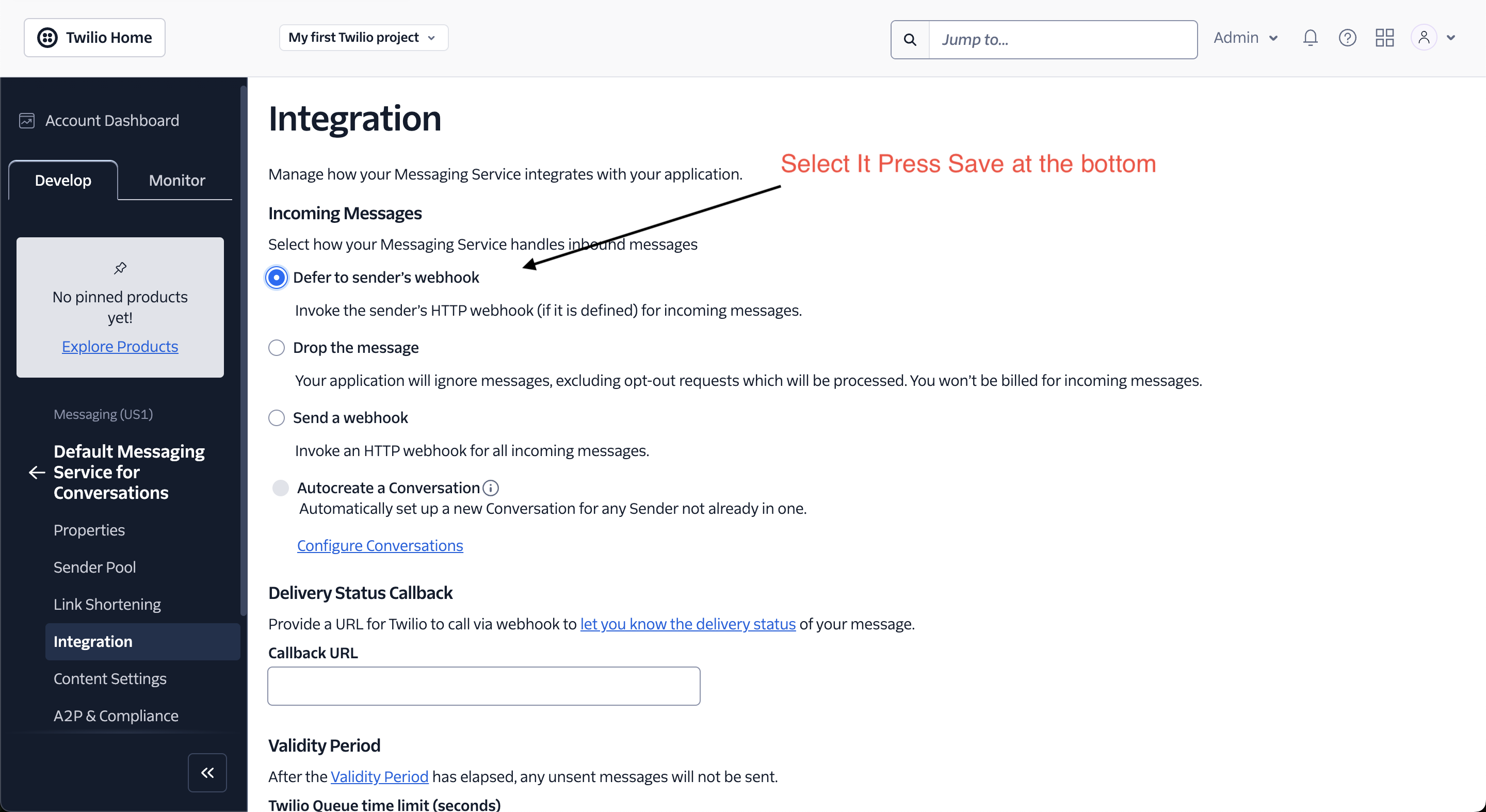 Save Changes